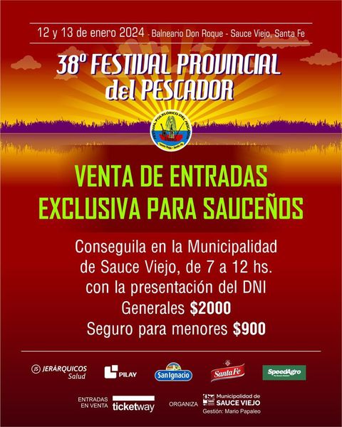 Venta de entradas para Sauceños
